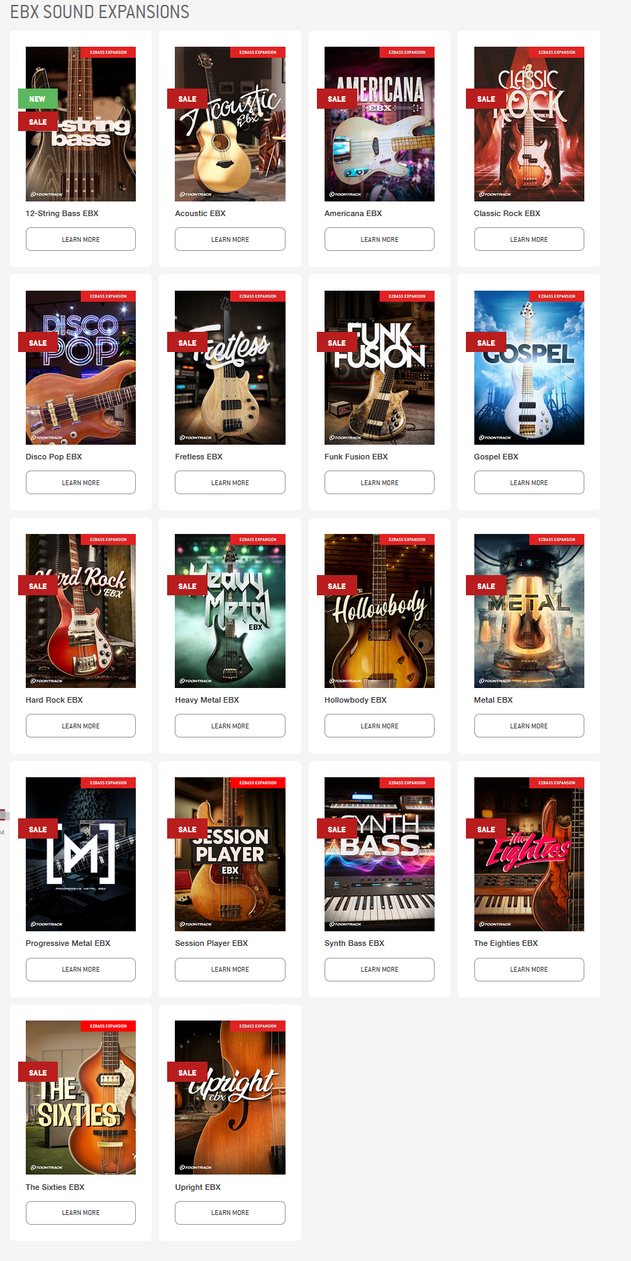 Toontrack EBX Custom - Any EZbass Expansion!